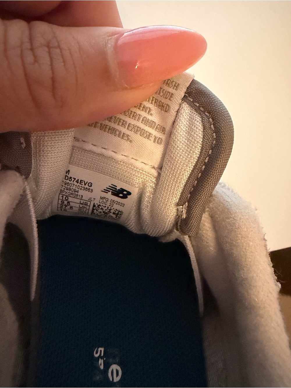 New Balance Toddler 574 Classic Sneaker in Gray - Picture 5 of 6